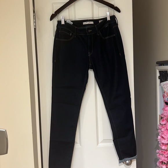 Mavi Dark Denim Alexa Mid Rise Skinny - Picture 5 of 6